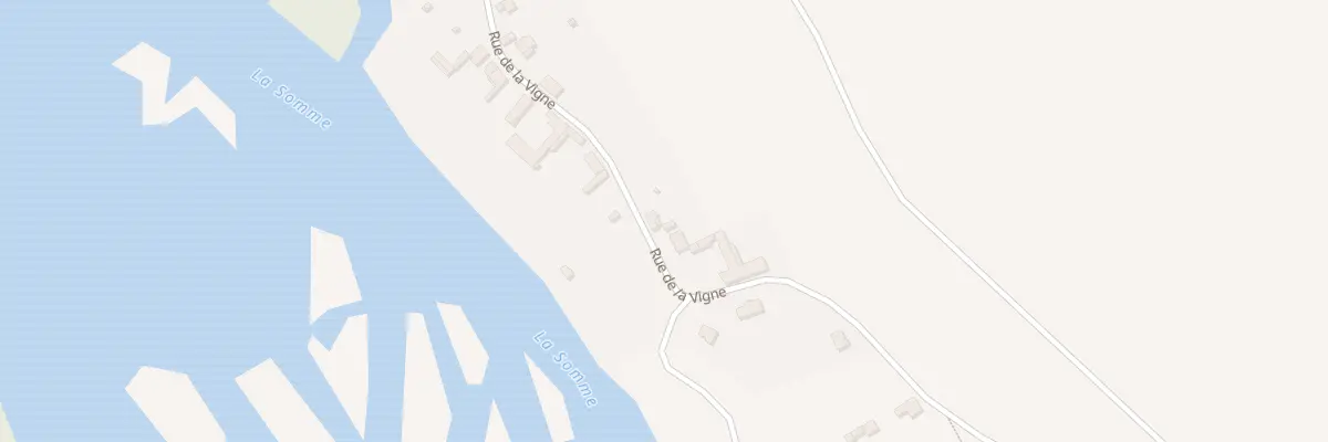 Plan du 25 Rue de la Vigne à Curlu