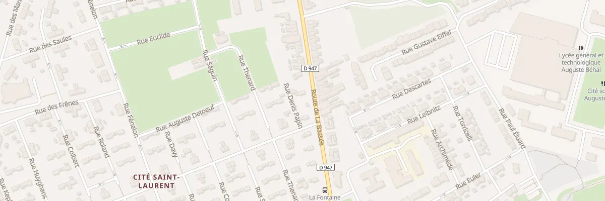 Plan du 169 Rte de la Bassée à Lens