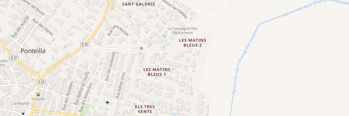 Plan du 4B Rue de la Fontaine Romaine à Ponteilla