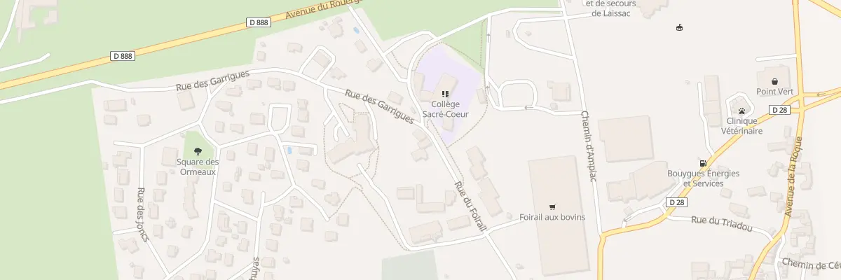 Plan du 5 Rue du Foirail à Laissac-Sévérac l’Église