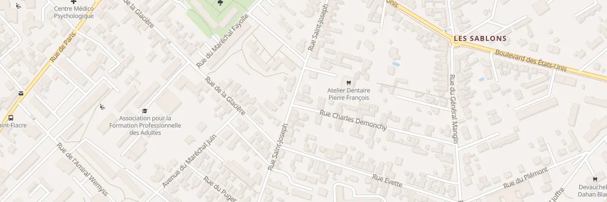 Plan du 73B Rue Saint-Joseph à Compiègne
