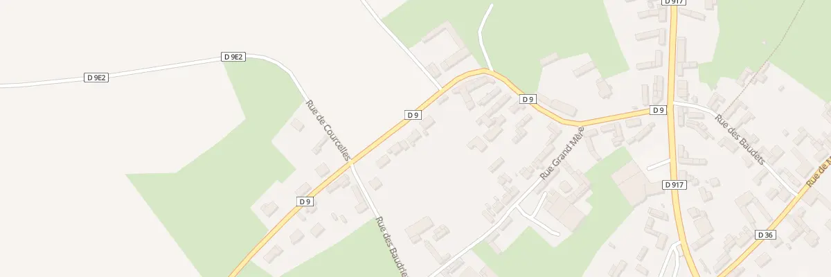 Plan du 5301 Rue de Gomiecourt à Ervillers