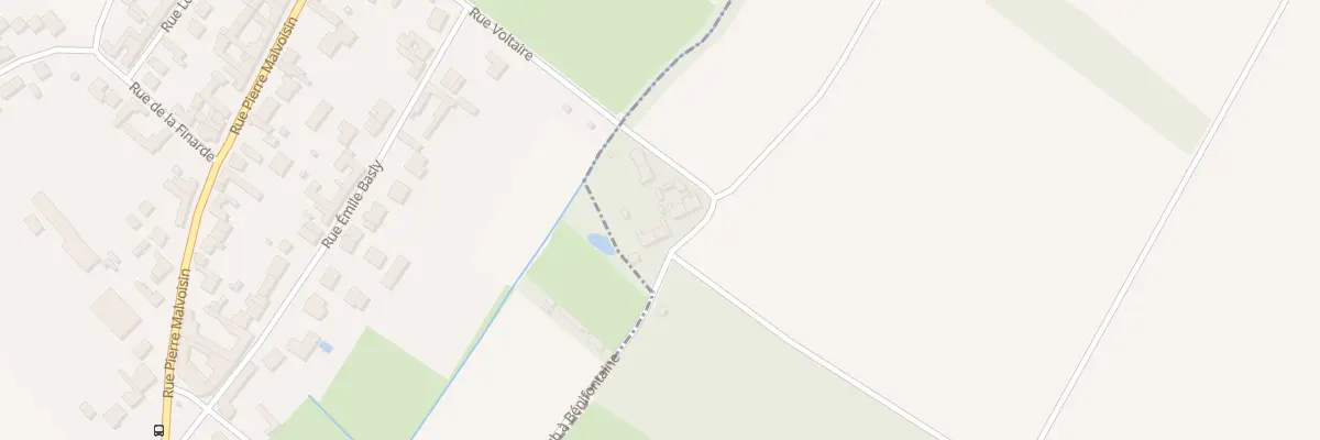 Plan du 2 Rue Voltaire à Bénifontaine