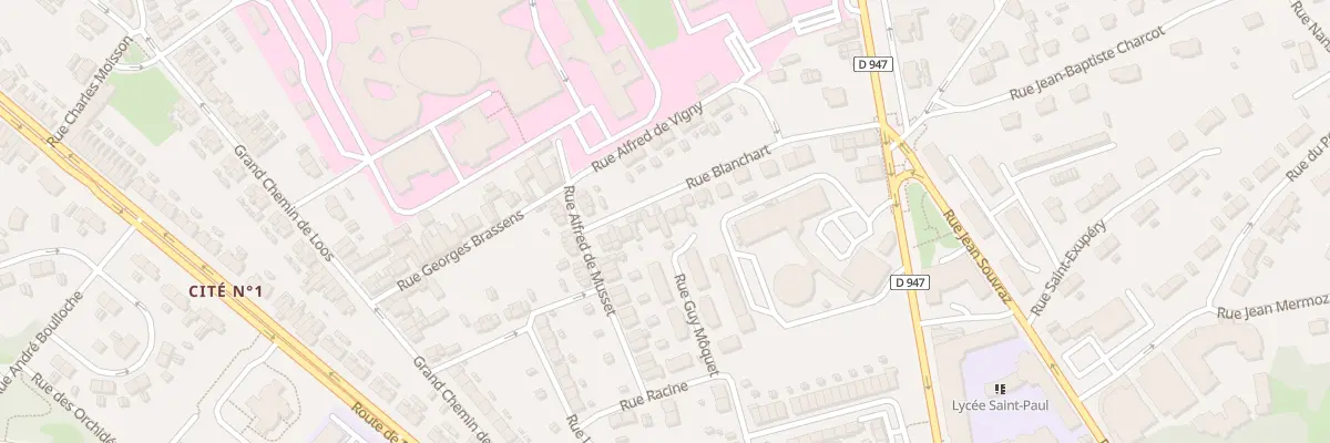 Plan du 25B Rue Blanchart à Lens