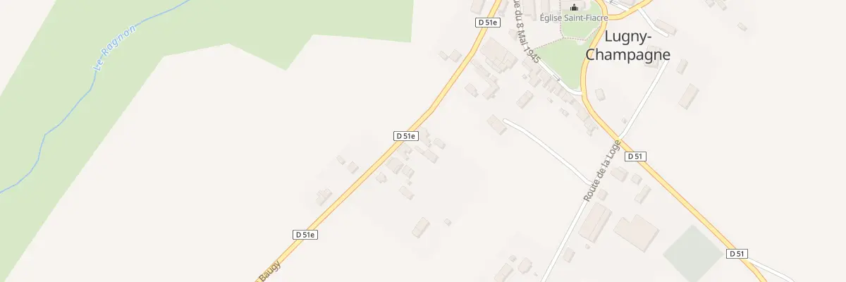 Plan du 15 Rte de Baugy à Lugny-Champagne