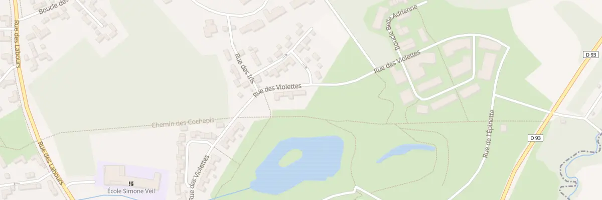 Plan du 28 Rue des Violettes à Magny-le-Hongre