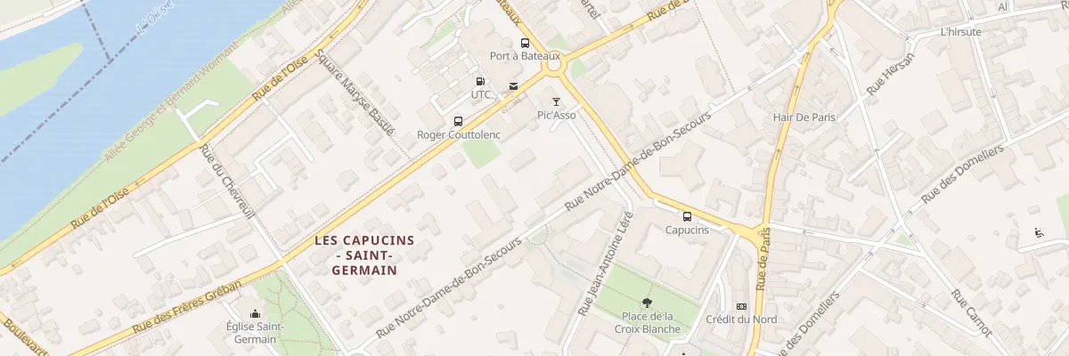 Plan du 26 Rue N D de Bon Secours à Compiègne