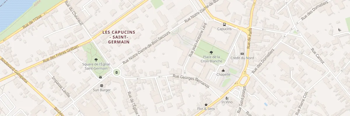 Plan du 6 Rue Jean Antoine Léré à Compiègne