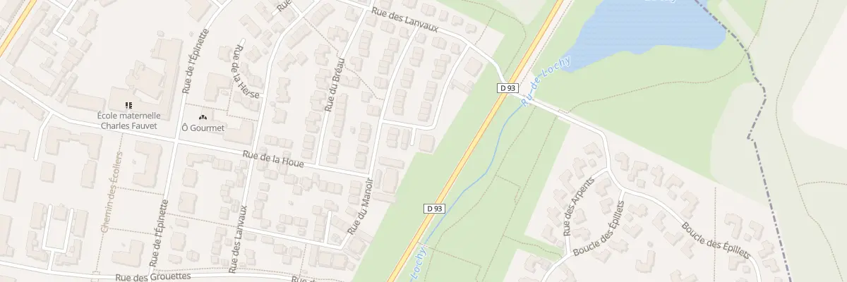 Plan du 2 Rue des Ecuries à Magny-le-Hongre