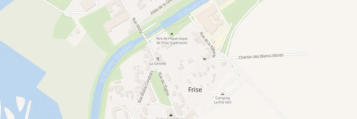 Plan du 1 Rue de la Raperie à Frise