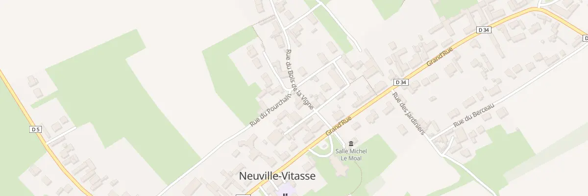 Plan du 3 Rue du Bois de la Vigne à Neuville-Vitasse