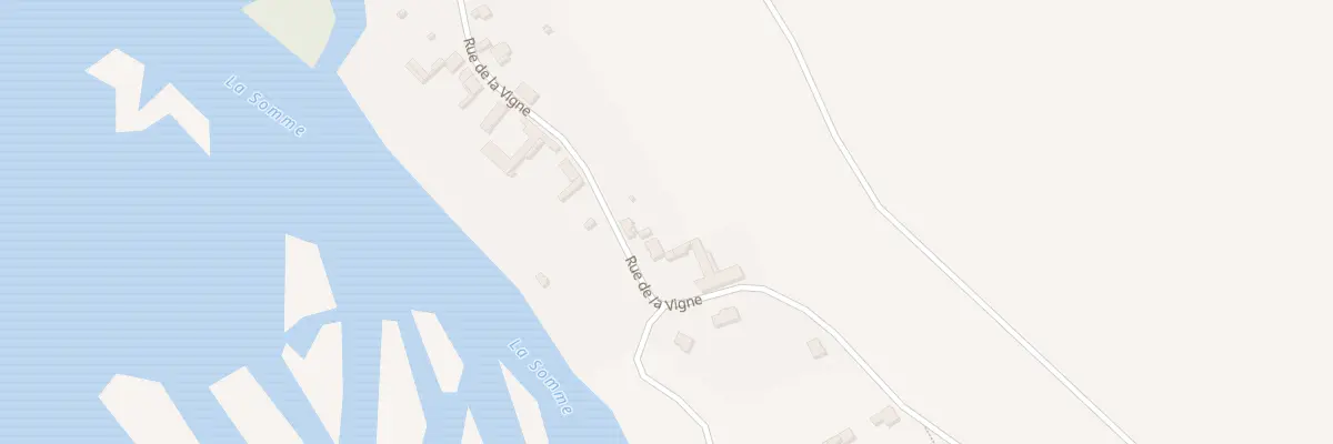 Plan du 25B Rue de la Vigne à Curlu