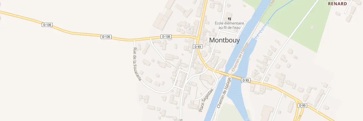 Plan du 4 Imp de la Commanderie à Montbouy