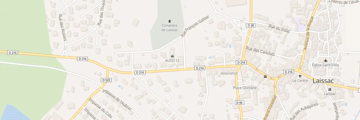 Plan du 254 Av de Rodez à Laissac-Sévérac l’Église