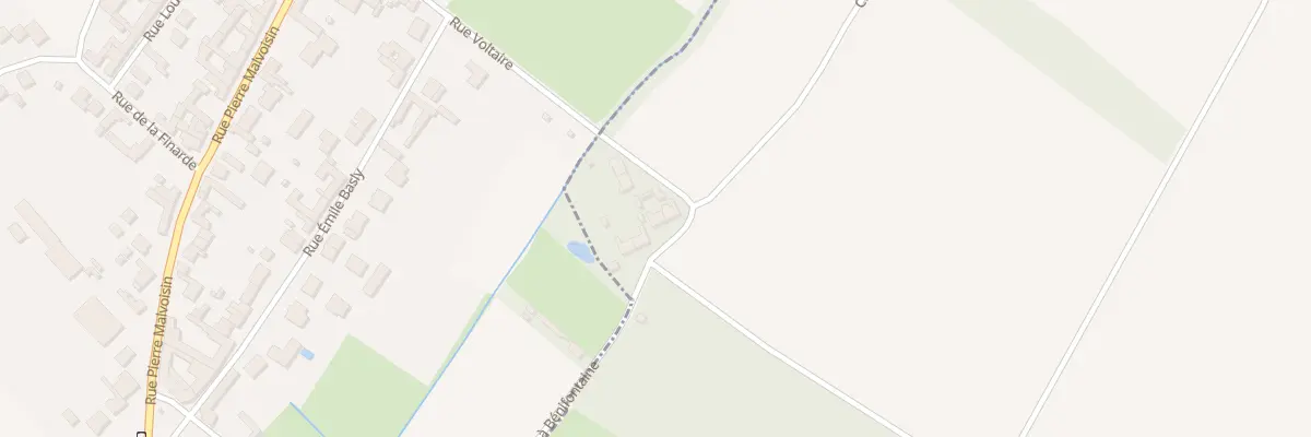 Plan du 3 Rue Voltaire à Bénifontaine