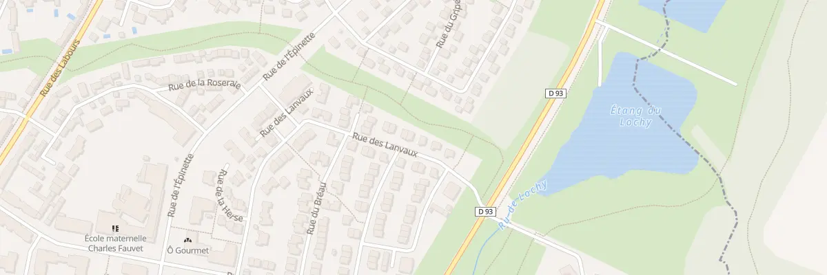 Plan du 99 Rue des Lanvaux à Magny-le-Hongre
