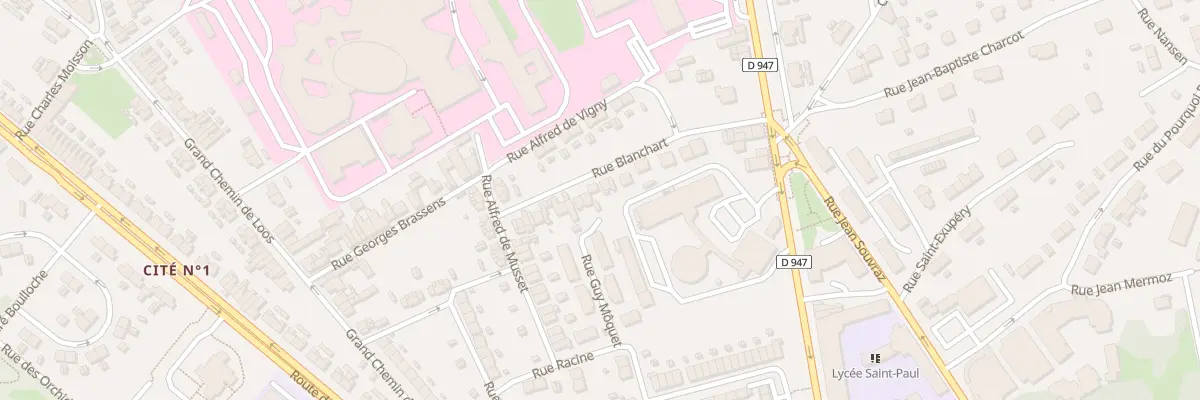 Plan du 21 Rue Blanchart à Lens