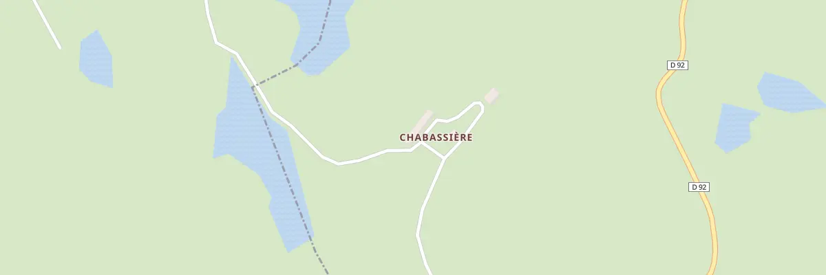 Plan du 5063 Chabassiere à Buxières-sous-Montaigut
