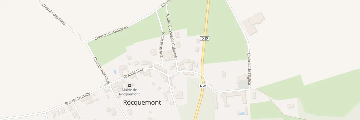 Plan du 5000 Gr Grande Rue à Rocquemont