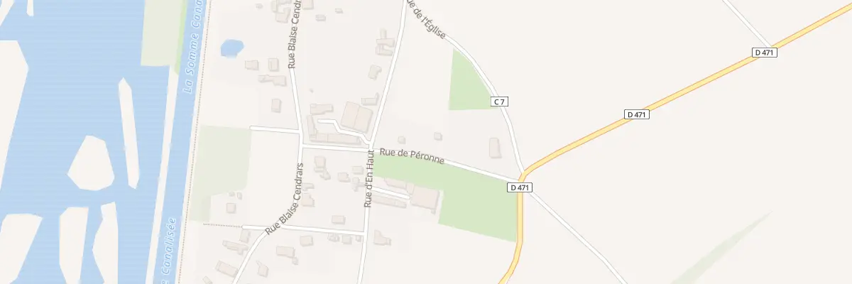 Plan du 3 Rue de Péronne à Frise