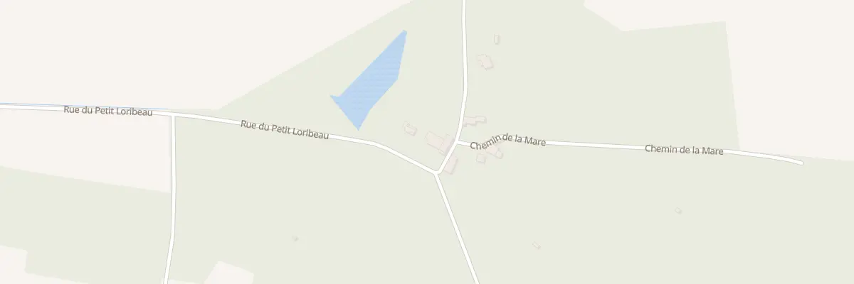 Plan du 1 Imp de Loribeau à Châtres