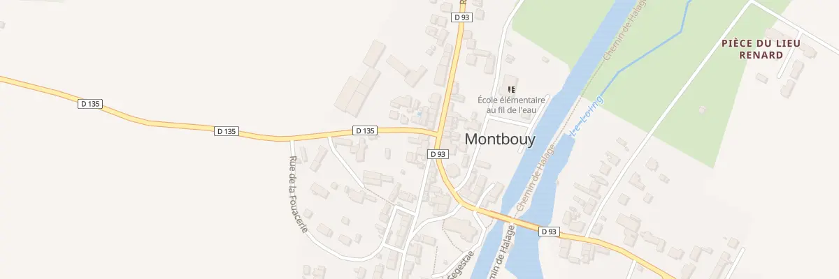 Plan du 11 Rte de Montargis à Montbouy