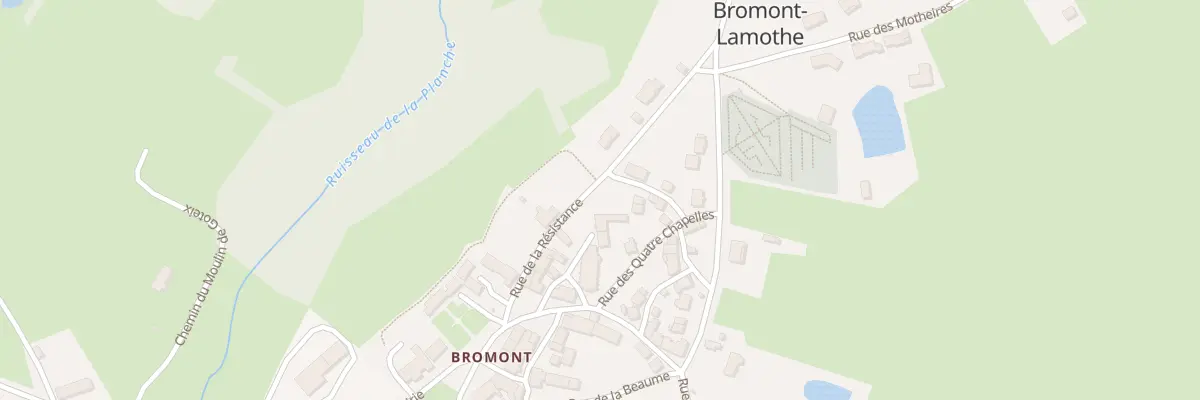 Plan du 5103A Rue de la Résistance à Bromont-Lamothe