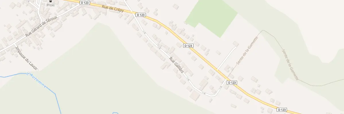 Plan du 170 Rue Galliéni à Béthisy-Saint-Martin