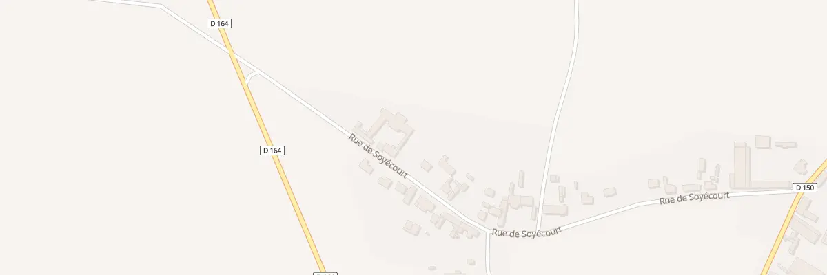 Plan du 3 Rue de Soyécourt à Ablaincourt-Pressoir