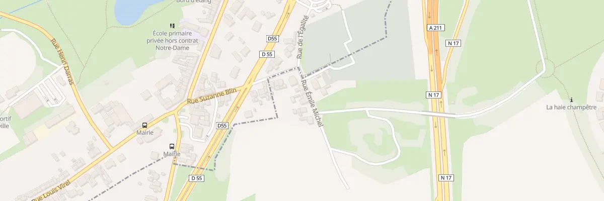 Plan du 141 Rue Emile Michel à Avion