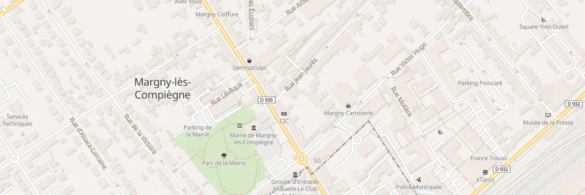 Plan du 28 Rue Jean Jaurès à Margny-lès-Compiègne