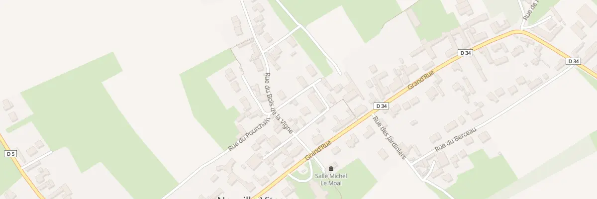 Plan du 2 Rue du Pourchain à Neuville-Vitasse