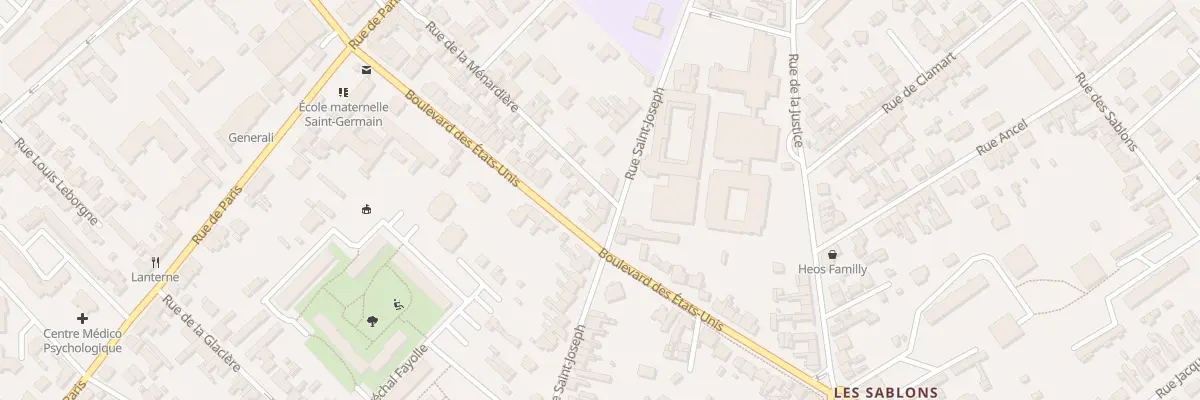 Plan du 46 Rue Saint-Joseph à Compiègne