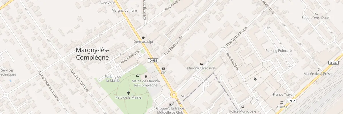 Plan du 38 Rue Jean Jaurès à Margny-lès-Compiègne