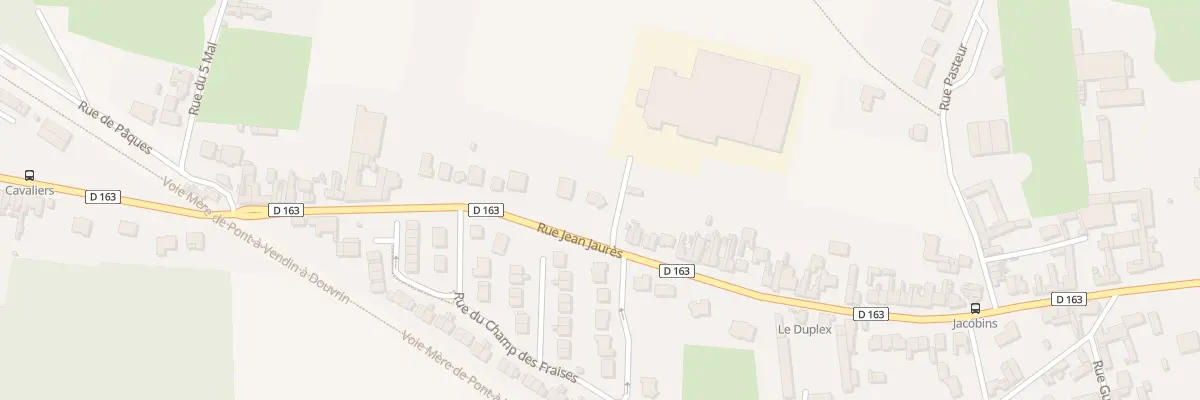 Plan du 129 Rue Jean Jaurès à Douvrin