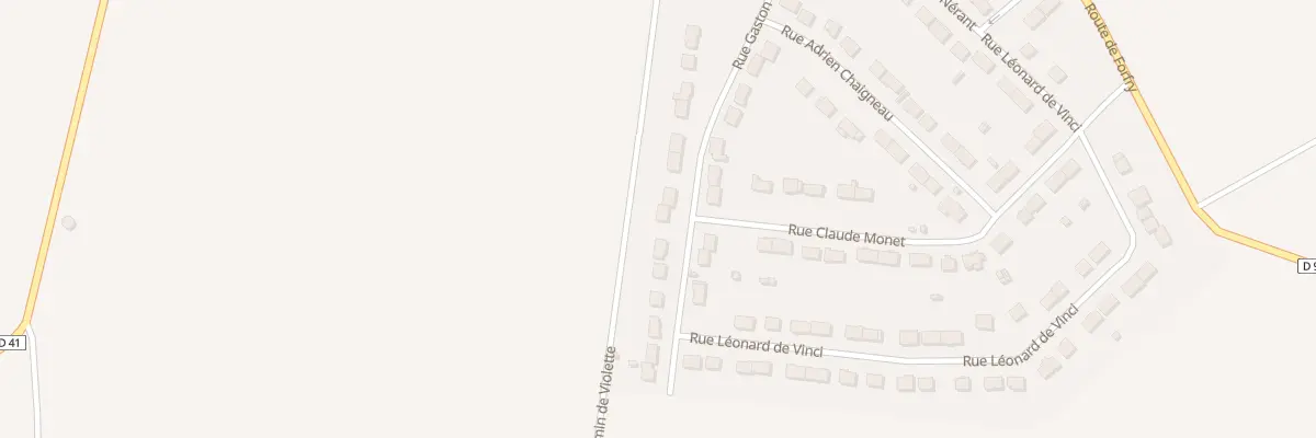 Plan du 20 Rue Gaston Fontaine à Oissery
