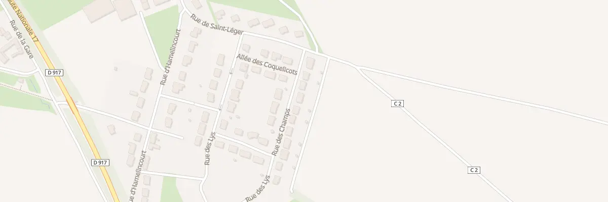 Plan du 7 Rue des Champs à Boyelles