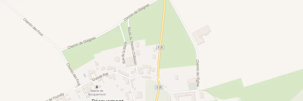Plan du 1 Rte de Duvy à Rocquemont