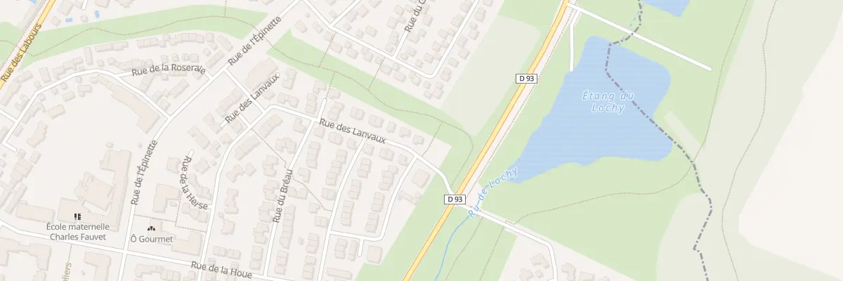 Plan du 105 Rue des Lanvaux à Magny-le-Hongre