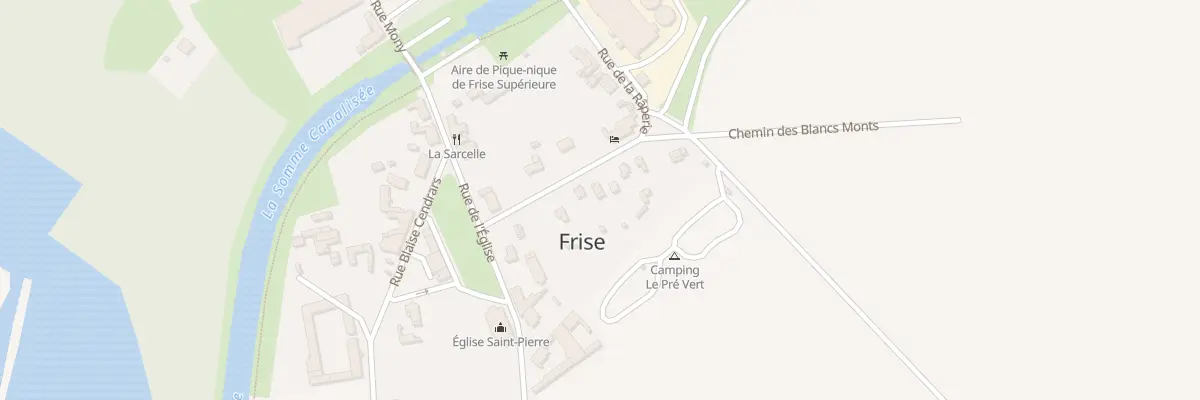 Plan du 6 Rue de la Raperie à Frise