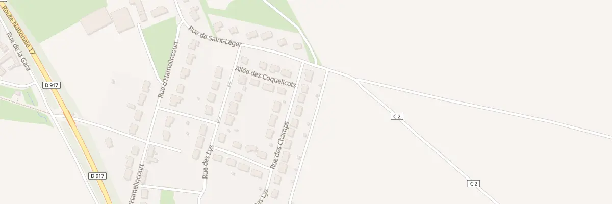 Plan du 5 Rue des Champs à Boyelles