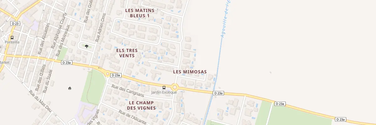 Plan du 6 Rue des Bergamotes à Ponteilla