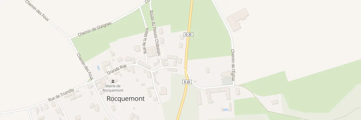 Plan du 34 Rocquemont à Rocquemont