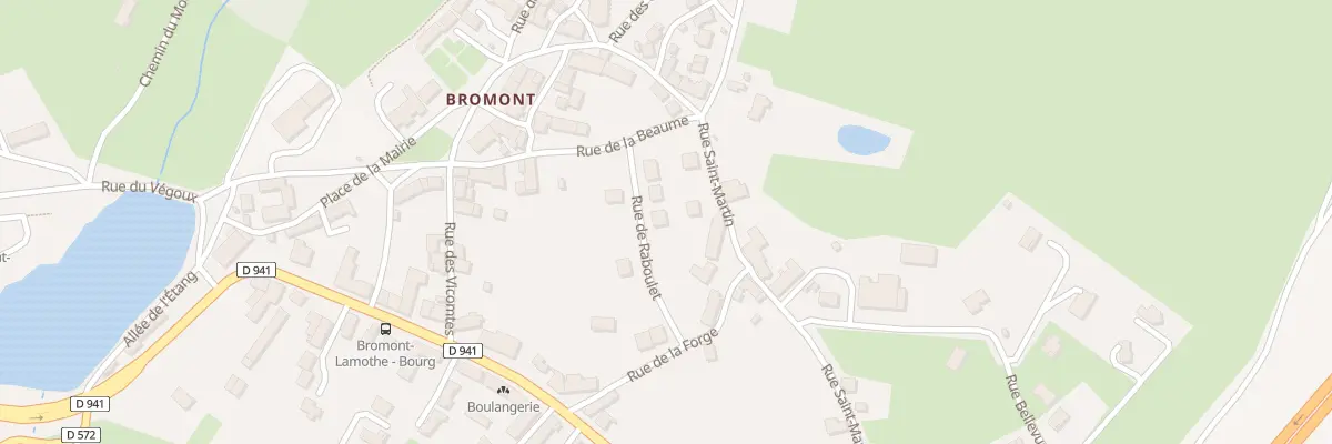 Plan du 7 Rue de Raboulet à Bromont-Lamothe