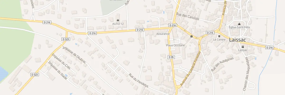 Plan du 4 Rue des Anciens Combattants à Laissac-Sévérac l’Église