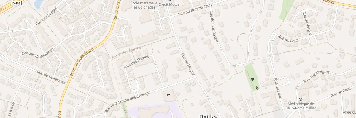 Plan du 21T Rue de Magny à Bailly-Romainvilliers