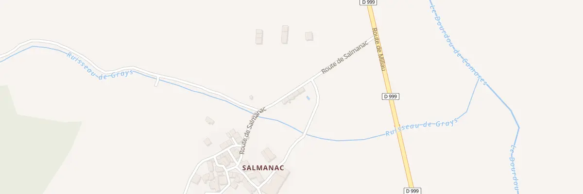Plan du 5259 Salmanac à Vabres-l’Abbaye
