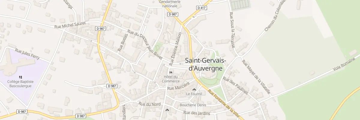 Plan du 8 Pl de la Liberte à Saint-Gervais-d’Auvergne