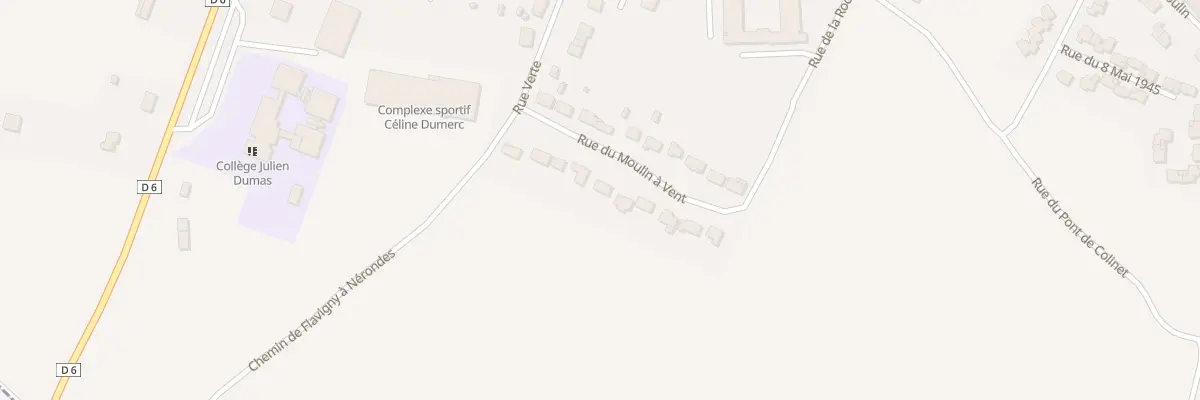 Plan du 15 Rue du Moulin a Vent à Nérondes