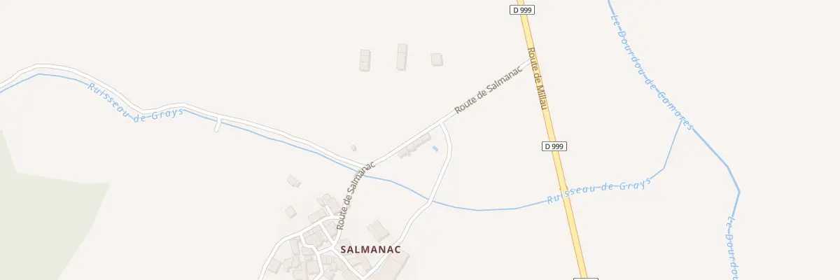 Plan du 5496 Salmanac à Vabres-l’Abbaye